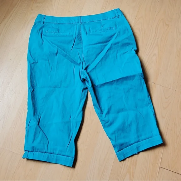 St. John's Bay Woman's Crop Pants Size 18W - Picture 2 of 7